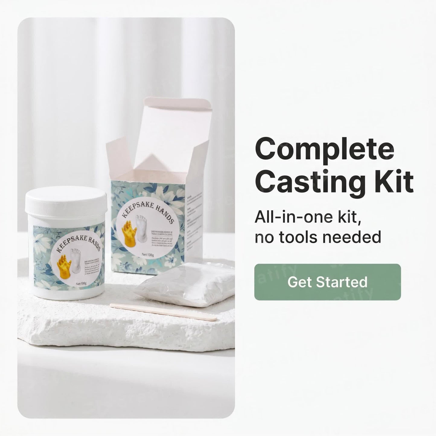 Baby & Kids Keepsake Hand & Foot Casting Kit
